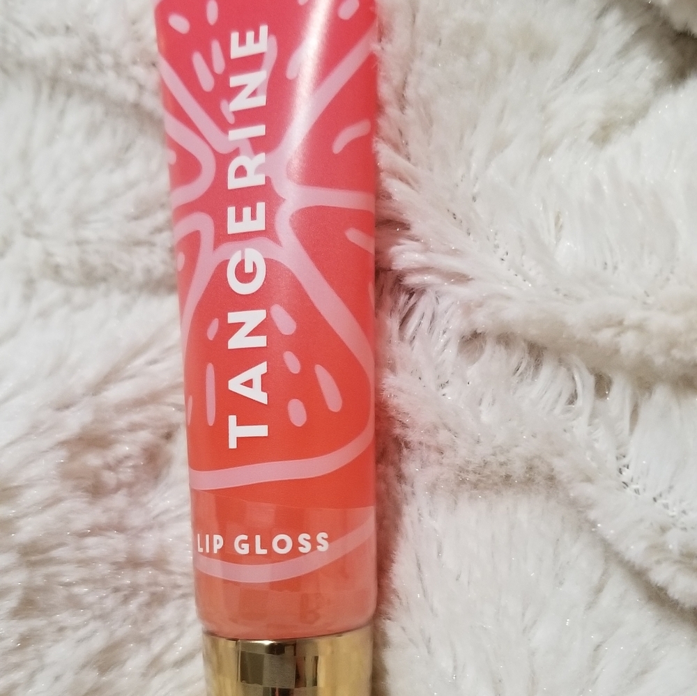 Tangerine lip gloss